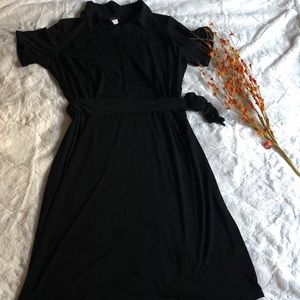 Black Shirt Dress